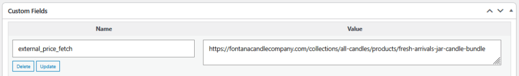 WooCommerce Custom Field