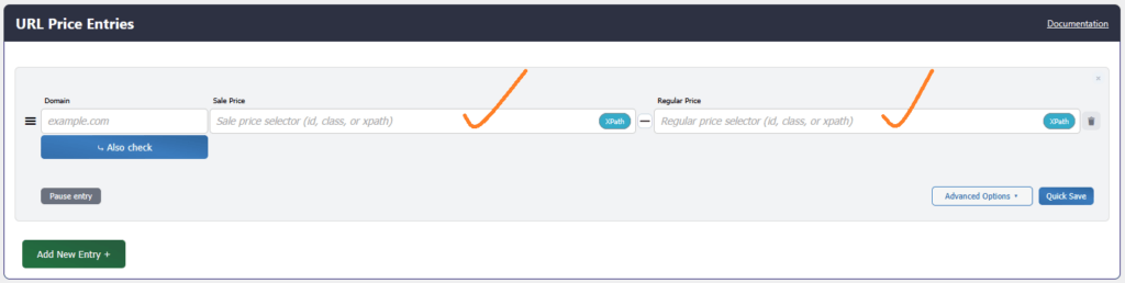 Price Selector